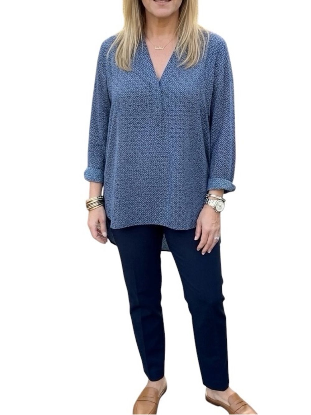 H&M long sleeve tunic top. Size 12
